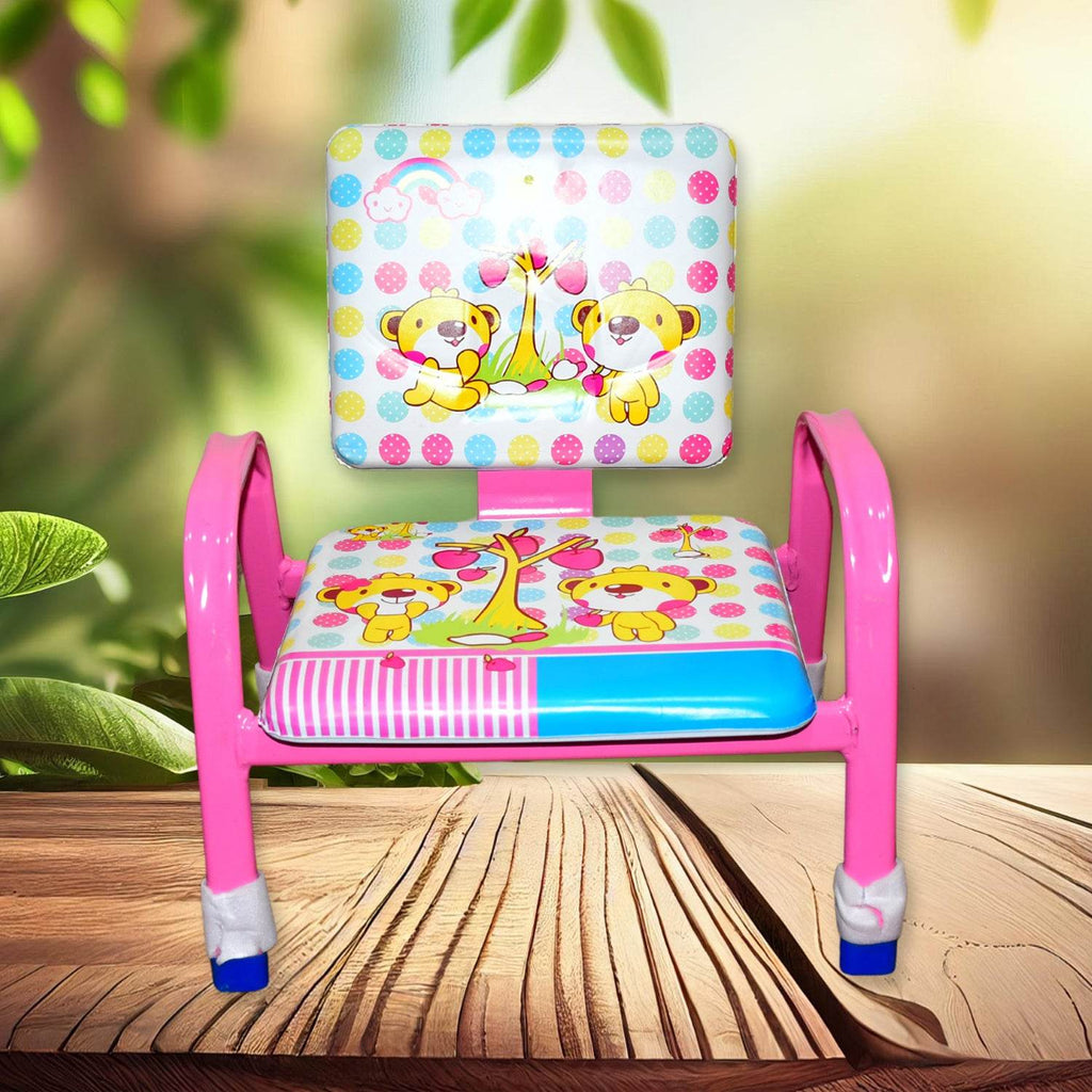 Cartoon Baby Chair Strong Steel Cushion Comfortable Baby Chair High Quality Chair (1 Pc) - 9XShoppy