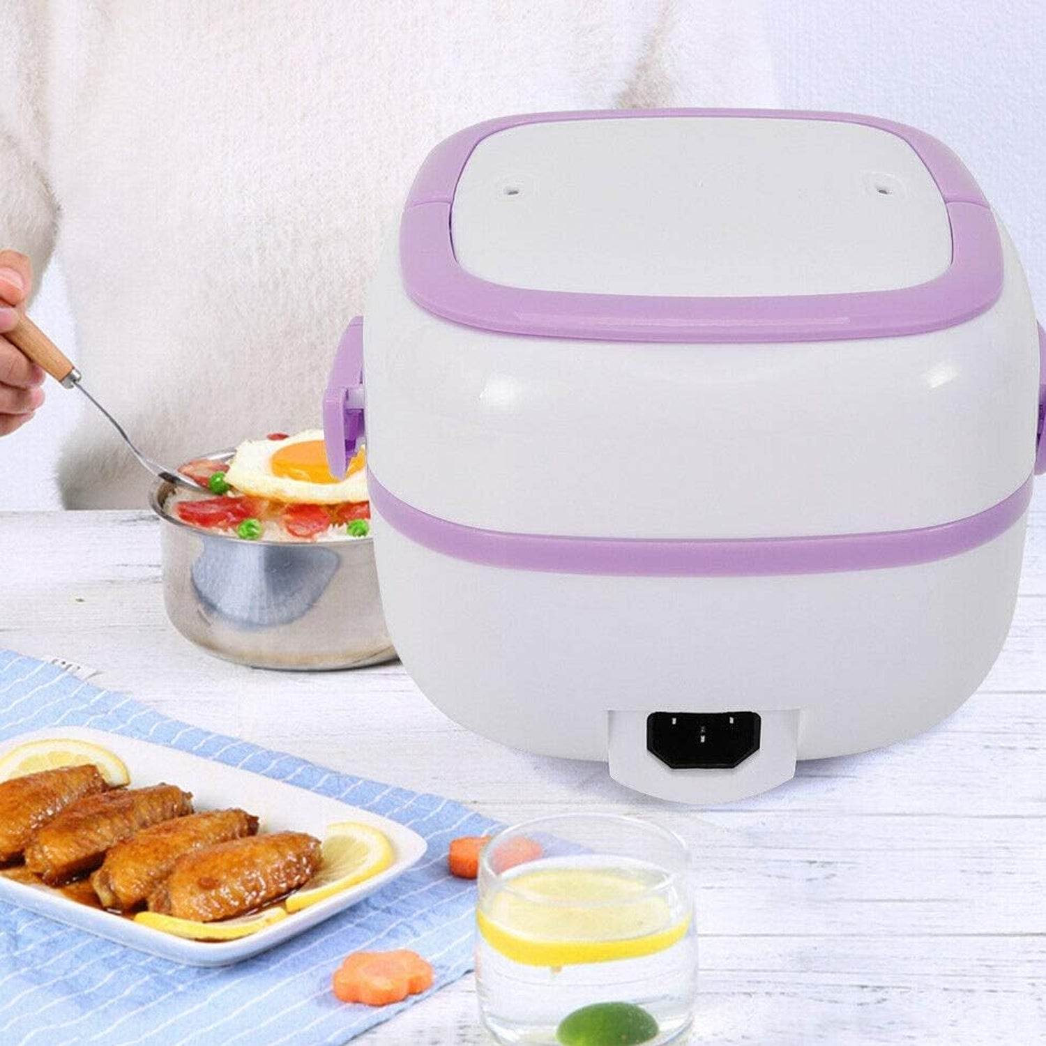 Electric Lunch Box Portable Food Warmer Food Heating Lunch Box - 9XShoppy