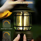 Led Camping Light Retro Style Lighting Battery Type-c Rechargeable (1 Pc) - 9XShoppy