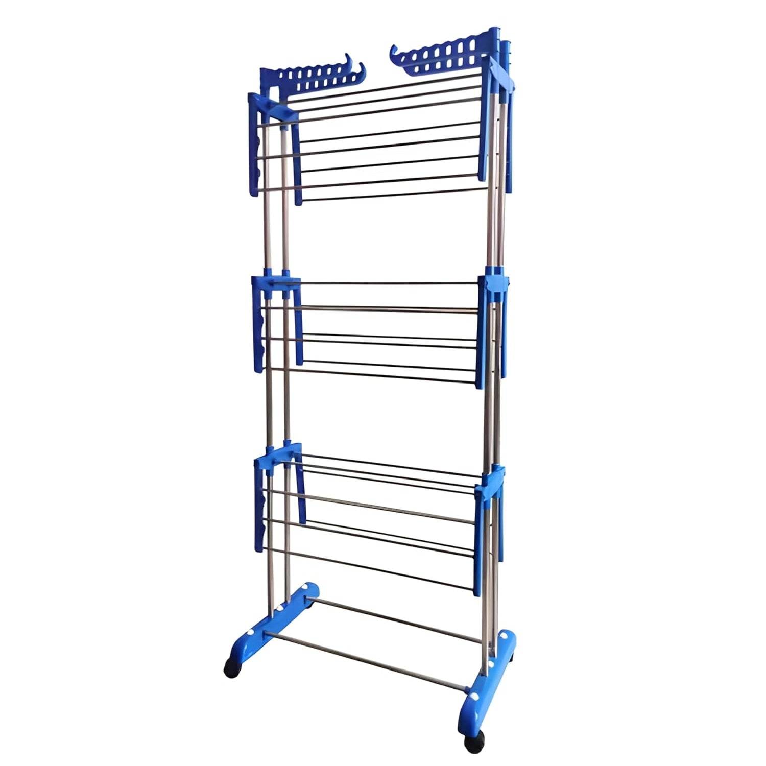 Foldable Stainless Steel Clothes Drying Stand Rack - 9XShoppy