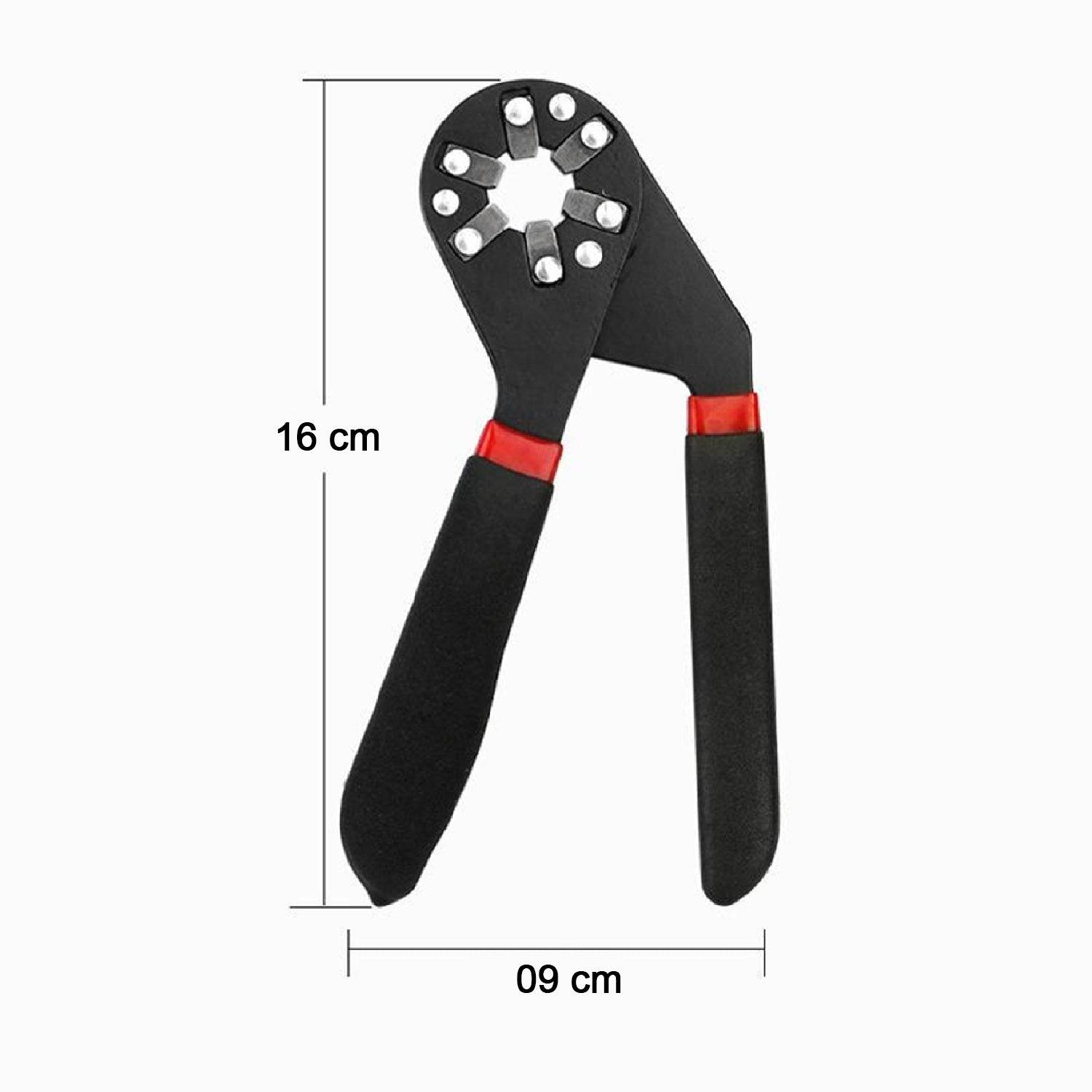 9062 Multi-function Hexagon Universal Wrench Adjustable Bionic Plier Spanner Repair Hand Tool (Small) Single Sided Bionic Wrench Household Repairing Wrench Hand Tool - 9XShoppy