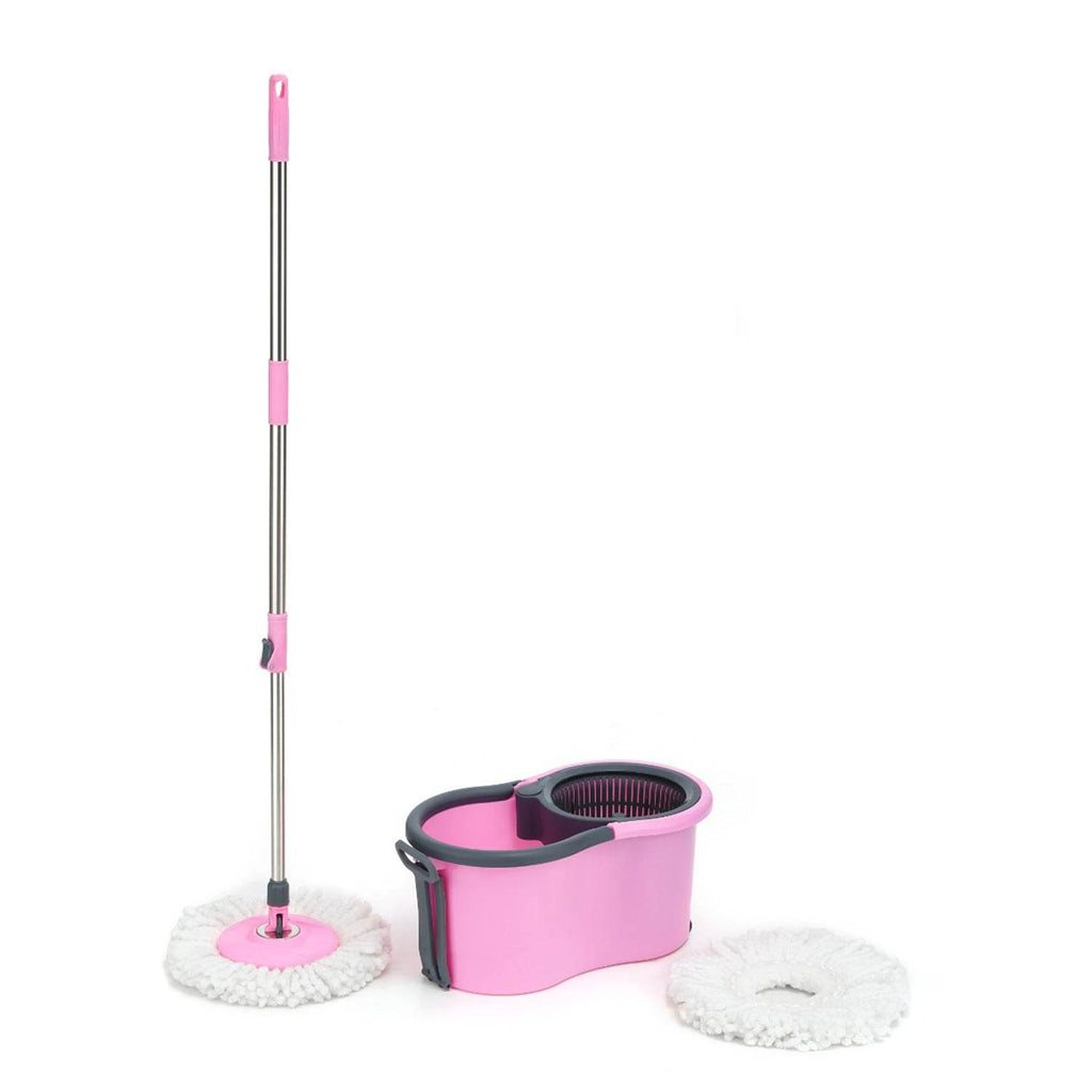 4941 Quick Spin Mop Plastic Spin Bucket Floor Cleaning Easy Wheels Big Bucket Floor Cleaning Mop With Bucket - 9XShoppy