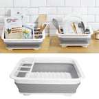 Collapsible Folding Silicone Dish Drying Drainer Rack - 9XShoppy
