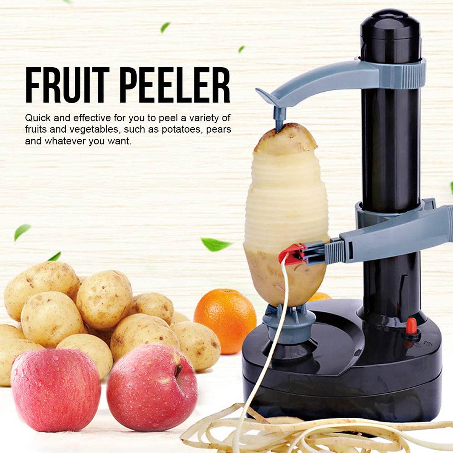 Multipurpose Electric Vegetable Fruit Peeler Automatic Potato Peeler (1 Pc) - 9XShoppy