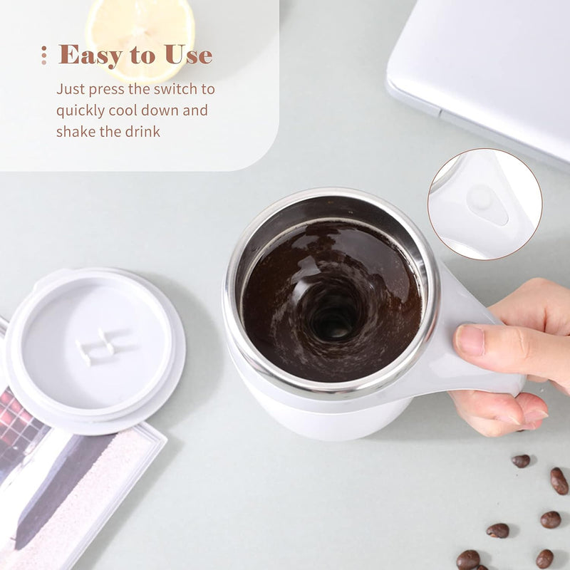 Stirring Coffee Mug  Magnetic Stirring Coffee Cup