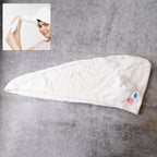 Premium Soft Microfiber Hair Drying Towel Wrap With Button (1 Pc) - 9XShoppy