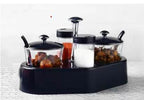 8122 Ganesh Rendy Condiment Set For Kitchen Transparent Jar For Easy To Access Spice 1 Piece Spice Set (Plastic) - 9XShoppy
