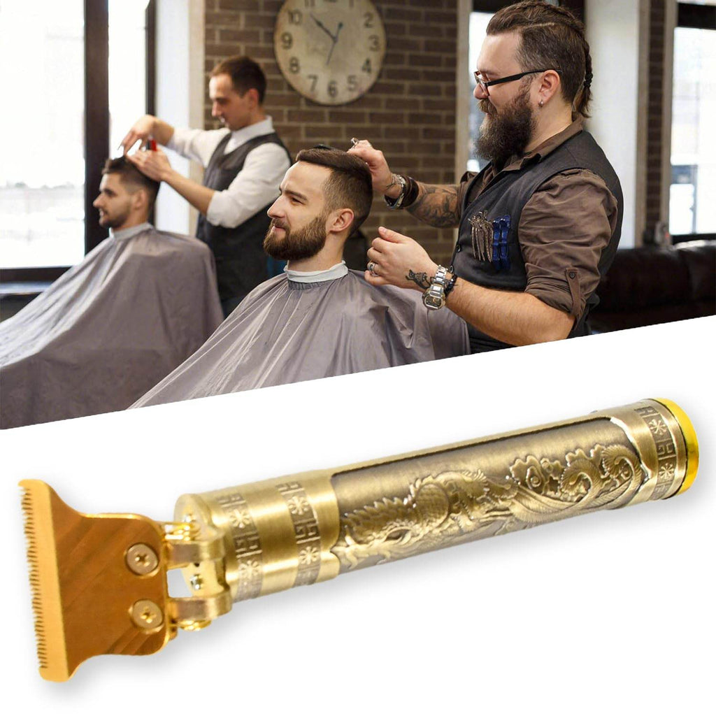 12702 Hair Trimmer For Men Hair Style Trimmer Professional Hair Clipper Electric Shaving Machine Dry Shaving For Men - Hair Shaving And Trimming Beard With 4 Adjustable Blade Clipper Oil Cleaning Brush - 9XShoppy