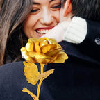 Luxury Decorative Gold Plated Artificial Golden Rose With Premium Box - 9XShoppy