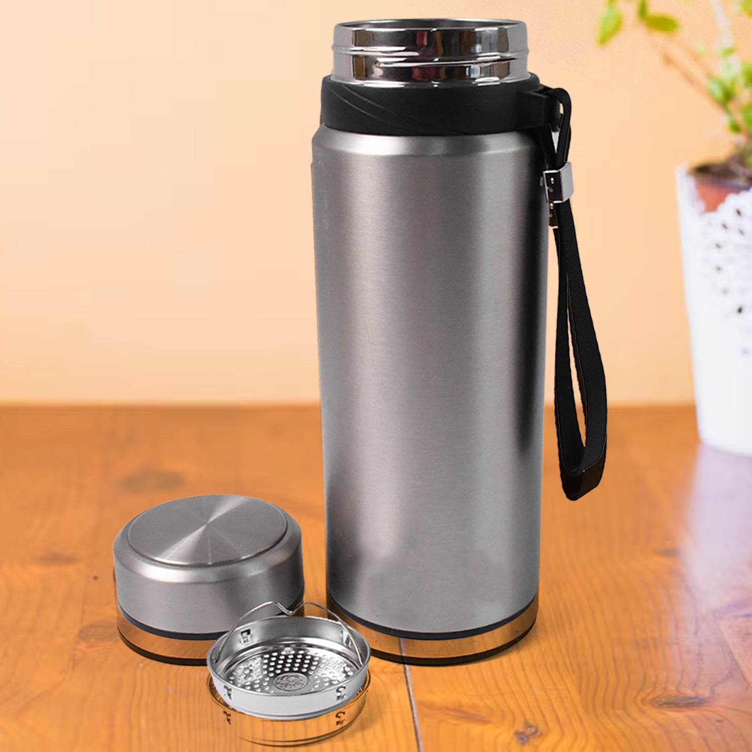 Double-wall Stainless Steel Vacuum Insulated Bottle (1000ml Approx) - 9XShoppy