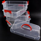 4-layer Transparent Multipurpose Plastic Storage Box - 9XShoppy