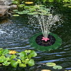 Decorative Solar-powered Floating Water Fountain Pump - 9XShoppy