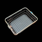 5853 Dish Drainer Rack With Drip Tray Stainless Steel Dish Drainer Rack With Drip Tray Utensil Drying Stand For Kitchen Plate Rack Bartan Basket For Kitchen Utensilsdish Drying Rack With Drainerbartan Basketplate Stand ( 57 X 45 X 19 Cm) - 9XShoppy