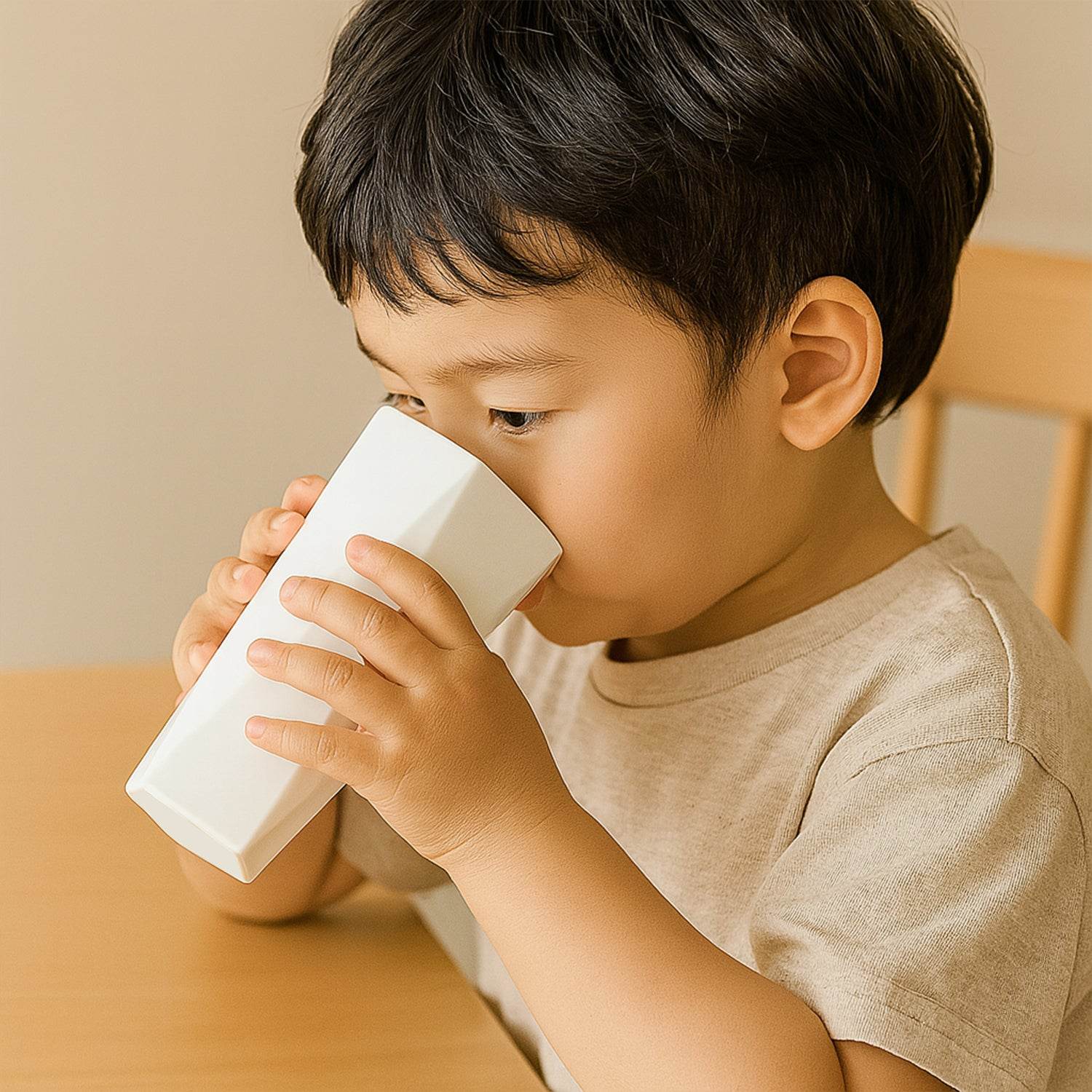 Hexagon Shape Plastic Drinking Glass Set (6 Pc) - 9XShoppy