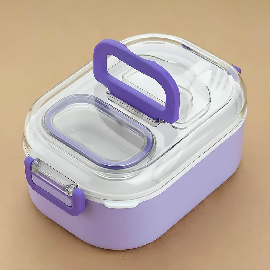 Multi-functional 1 Set Leakproof Lunch Box With Cutlery Tumbler - 9XShoppy