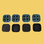 Plastic Washing Machine Feet Pads (Set Of 4 Pc) - 9XShoppy