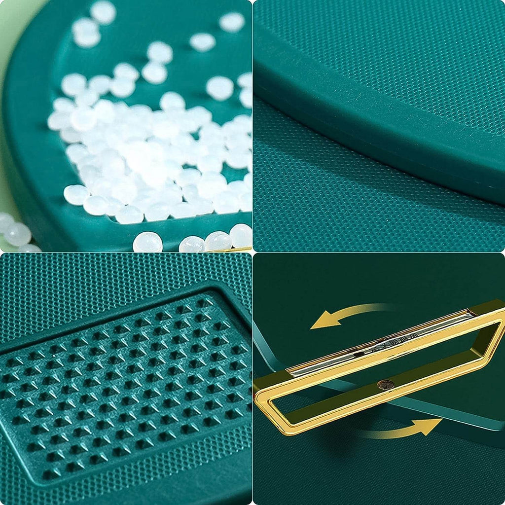 Round Multipurpose 32x32 Cm Anti-slip Cutting Boar (1 Pc) - 9XShoppy