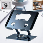Aluminum Alloy 360rotating Bracket Adjustable Laptop Stand Portable Foldable Ergonomic Laptop Support - 9XShoppy