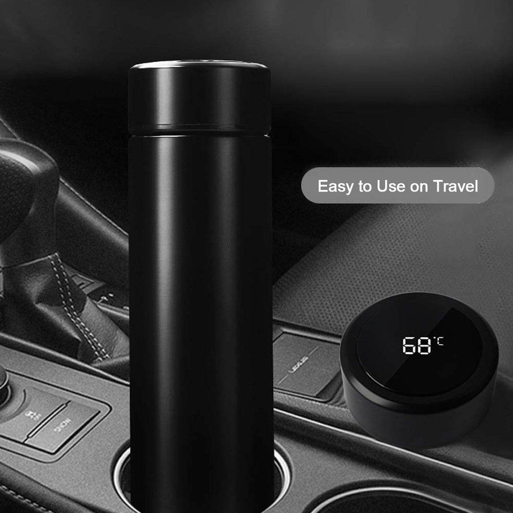 Double Stainless Steel Wall Smart Flask Water Bottle ( B Grade ) - 9XShoppy