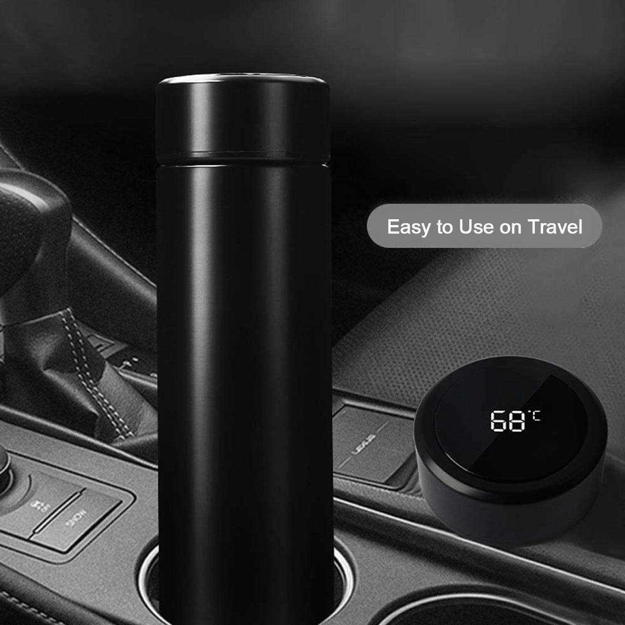 Double Stainless Steel Wall Smart Flask Water Bottle ( B Grade ) - 9XShoppy