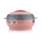 5788 High Quality Steel Casserole Box For Food Searving Inner Steel Insulated Casserole Hot Pot Flowers Printed Chapati Box For Roti Kitchen (Approx 4500 Ml) - 9XShoppy