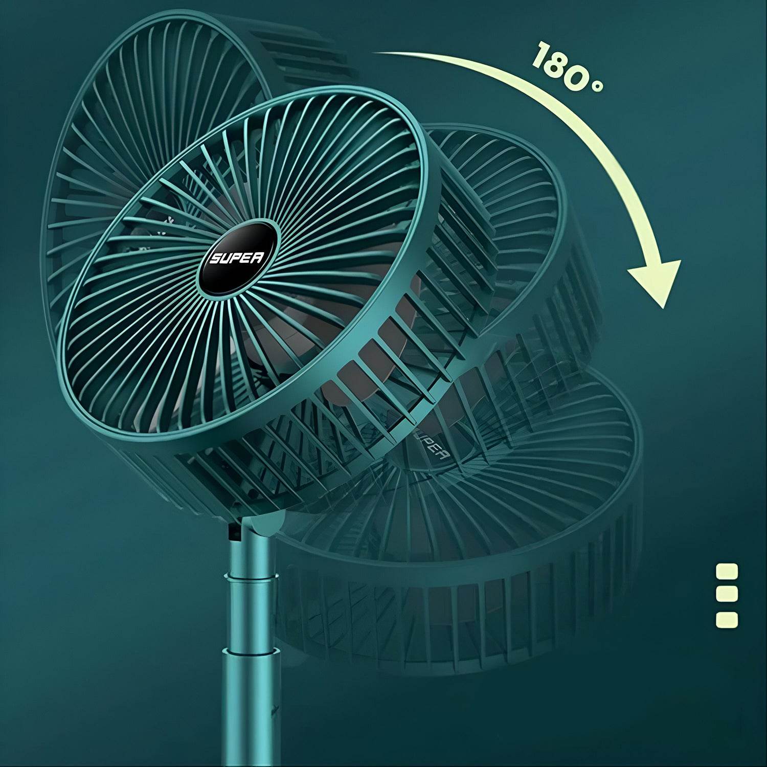 Telescopic Electric Desktop Fan - 9XShoppy