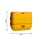 2layer Electric Lunch Box For Office Portable Lunch Warmer With Removable 4 Stainless Steel Container. - 9XShoppy