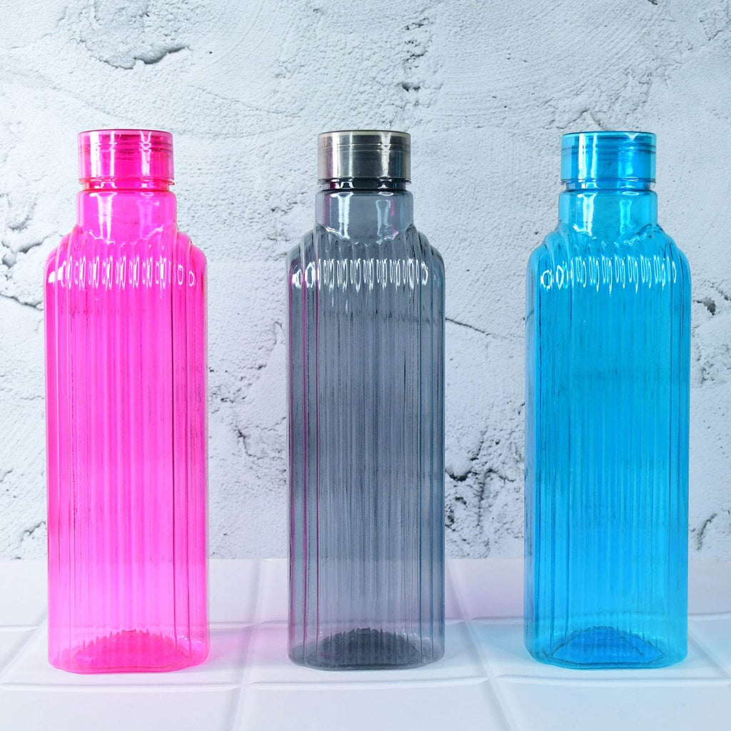 Transparent Fridge Water Bottles (3 Pc) - 9XShoppy