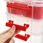 3-layer Multi-purpose Transparent Plastic Storage - 9XShoppy