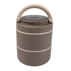 8147 Ganesh Smart Stack 2 Layer Protable Lunch Box Stainless Steel Airtight Leak-proof Lunch Box For Office School Picnic - Color May Vary - 9XShoppy