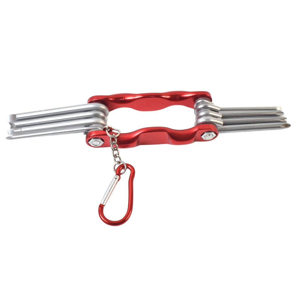 Portable 8 In 1 Multifunctional Cycling Bike Repair Tool Set Wrench Screwdriver Tools - 9XShoppy
