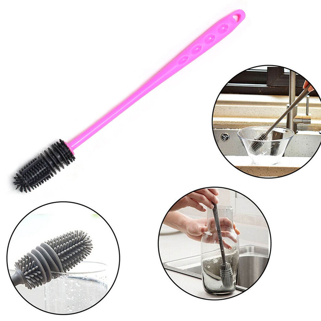 Long Bottle Cleaning Brush For Washing Water Bottle Narrow Neck Containers - 9XShoppy
