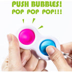 4850 Simple Dimple Fidget Toy Mini Keychain - 9XShoppy