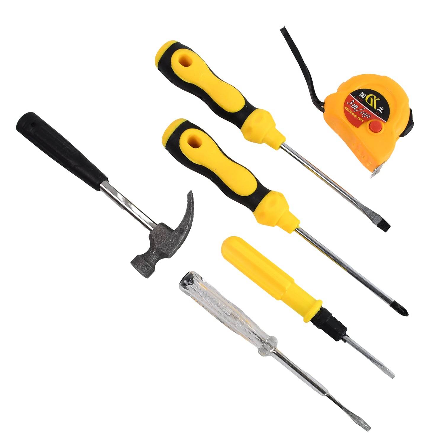6 In 1 Hand Tool Kit Repair Home Screwdrivers Tool Kit With Tools Including Daily - 9XShoppy