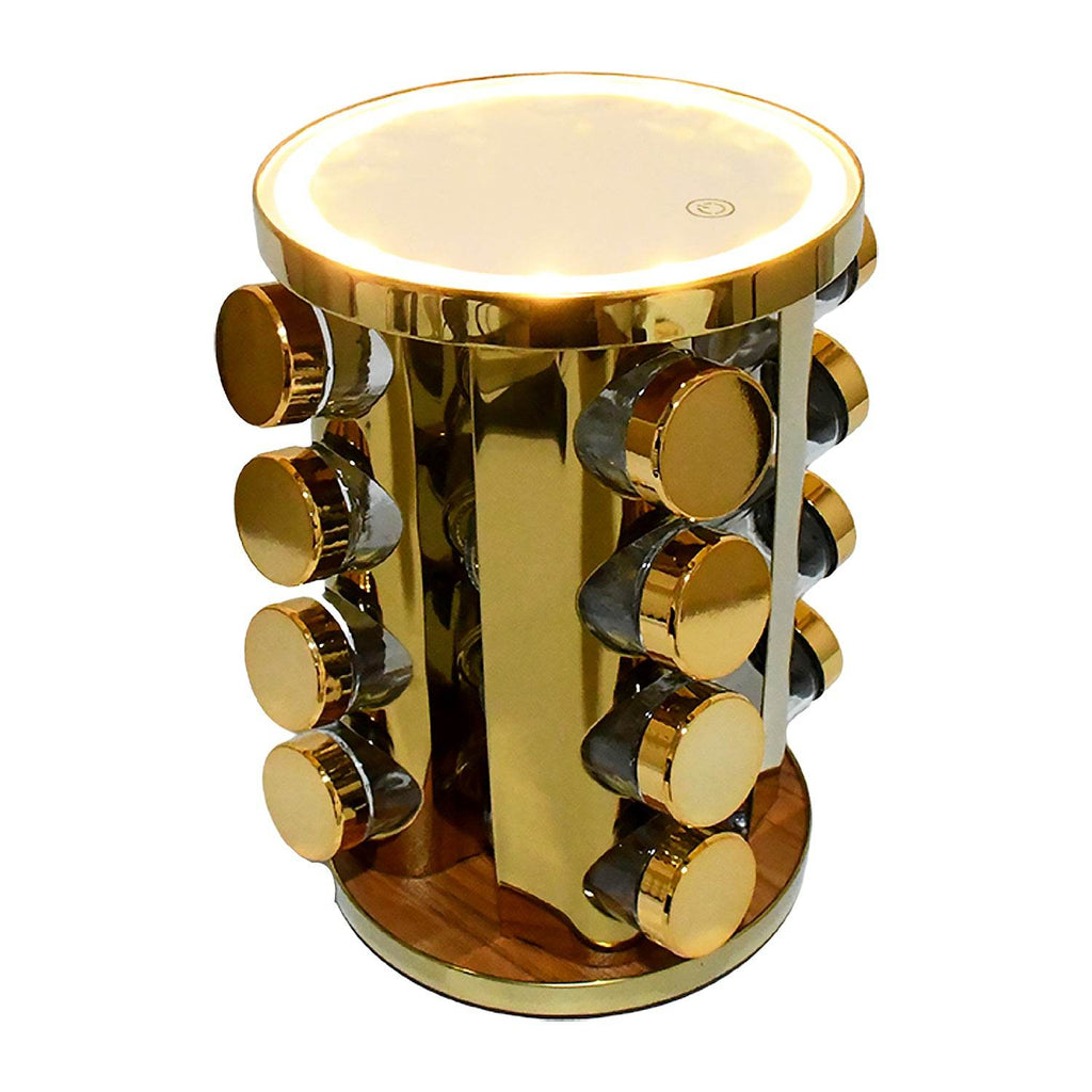 Led Spice Rack Organizer Rotating Spice Rack - 9XShoppy