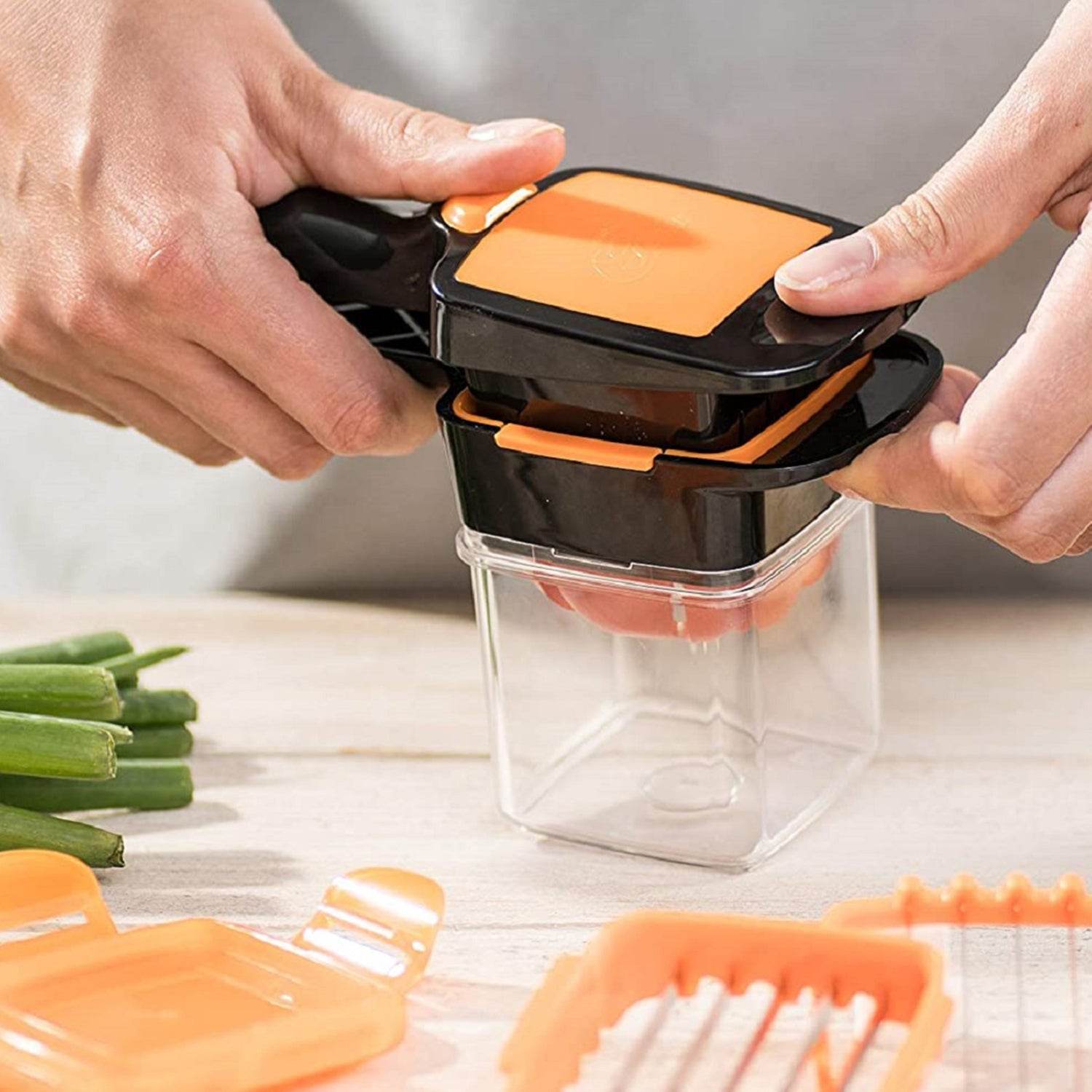 5 In 1 Nicer Dicer Used For Cutting And Shredding - 9XShoppy