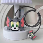 Cartoon Character Silicon Charger Case Cover For Ip 18-20w (Mix Design 1 Pc) - 9XShoppy