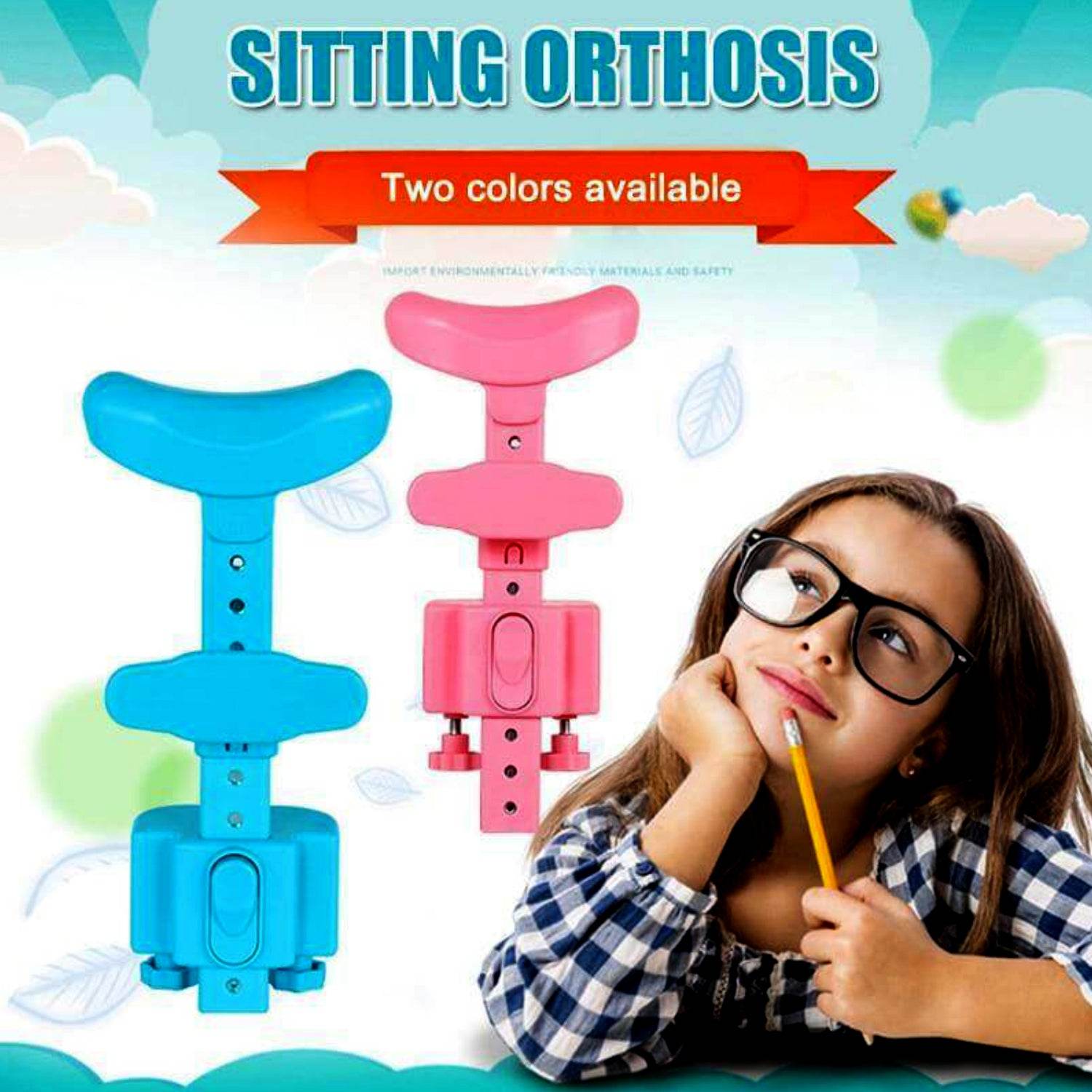 Student Sitting Posture Corrector Child Protector Kids Sitting Posture Corrector For Reading Writing Adjustable Sitting Support Brace Eye Protection School Gifts - 9XShoppy