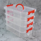 4-layer Transparent Multipurpose Plastic Storage Box - 9XShoppy