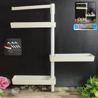 Kitchen Organization Rotating Shelf Storage Racks Multipurpose Adjustable (1 Set) - 9XShoppy