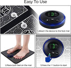 Ems Foot Massager Electric Feet Massager Deep Kneading Circulation Foot Booster For Feet - 9XShoppy