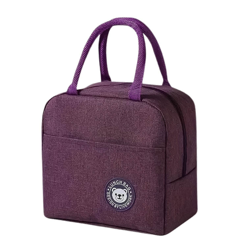 Lunch Box Bag For Women Men Insulated Lunch Bag With Zipper (1 Pc) - 9XShoppy