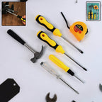 6 In 1 Hand Tool Kit Repair Home Screwdrivers Tool Kit With Tools Including Daily - 9XShoppy