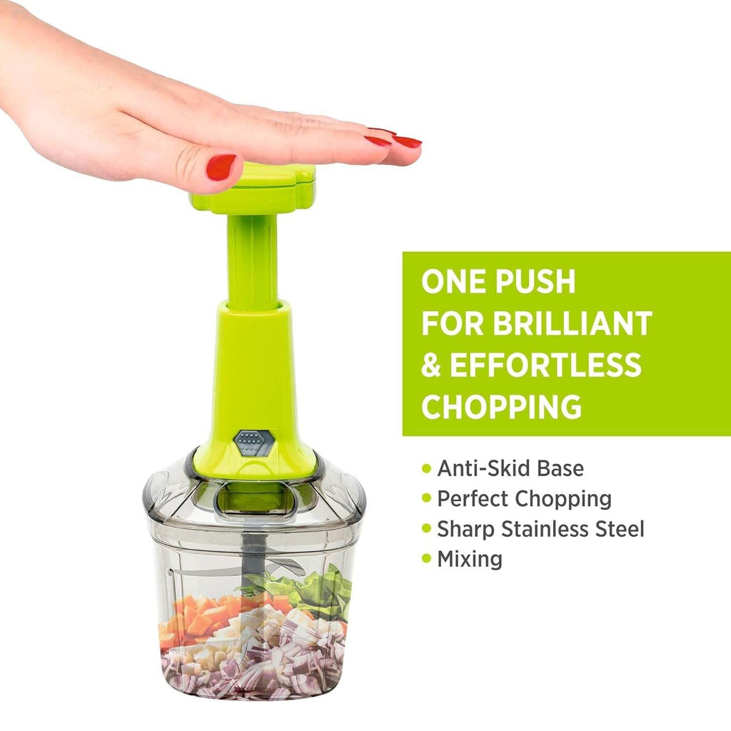 2 in 1 Press Vegetable Choppers For Kitchen - 9XShoppy