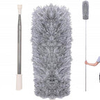 Microfiber Dusters For Cleaning Telescoping Feather Duster With 100 Inches Extendable Handle Pole Dusting Cleaning Tools For Cleaning High Ceiling Ceiling Fan Blinds Cobwebs Furniture Cars - 9XShoppy