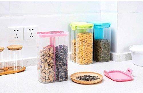 Air Tight Transparent Food Grain Cereal Storage Container - 9XShoppy