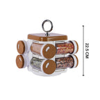 8117 Ganesh Storewell Plastic Spice Rack - Set Of 8 - 9XShoppy