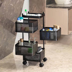 Metal Square High Quality Kitchen Trolley - 9XShoppy
