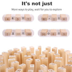 Wooden Tumbling Stacking Tower Game - 9XShoppy