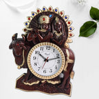 Analog Latest Stylish New Models Wall Clock With God Radha Kishan Frame - 9XShoppy